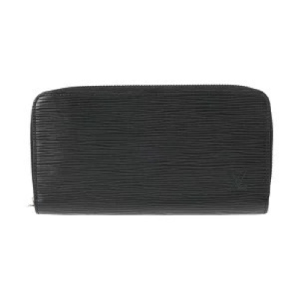 Louis Vuitton Epi Zippy Wallet Noir Black Leather Long